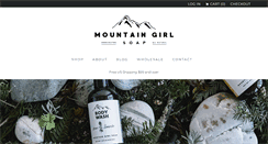 Desktop Screenshot of mountaingirlsoap.com