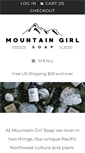 Mobile Screenshot of mountaingirlsoap.com